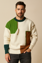 Siaparis | Pull à Patchs Artistiques