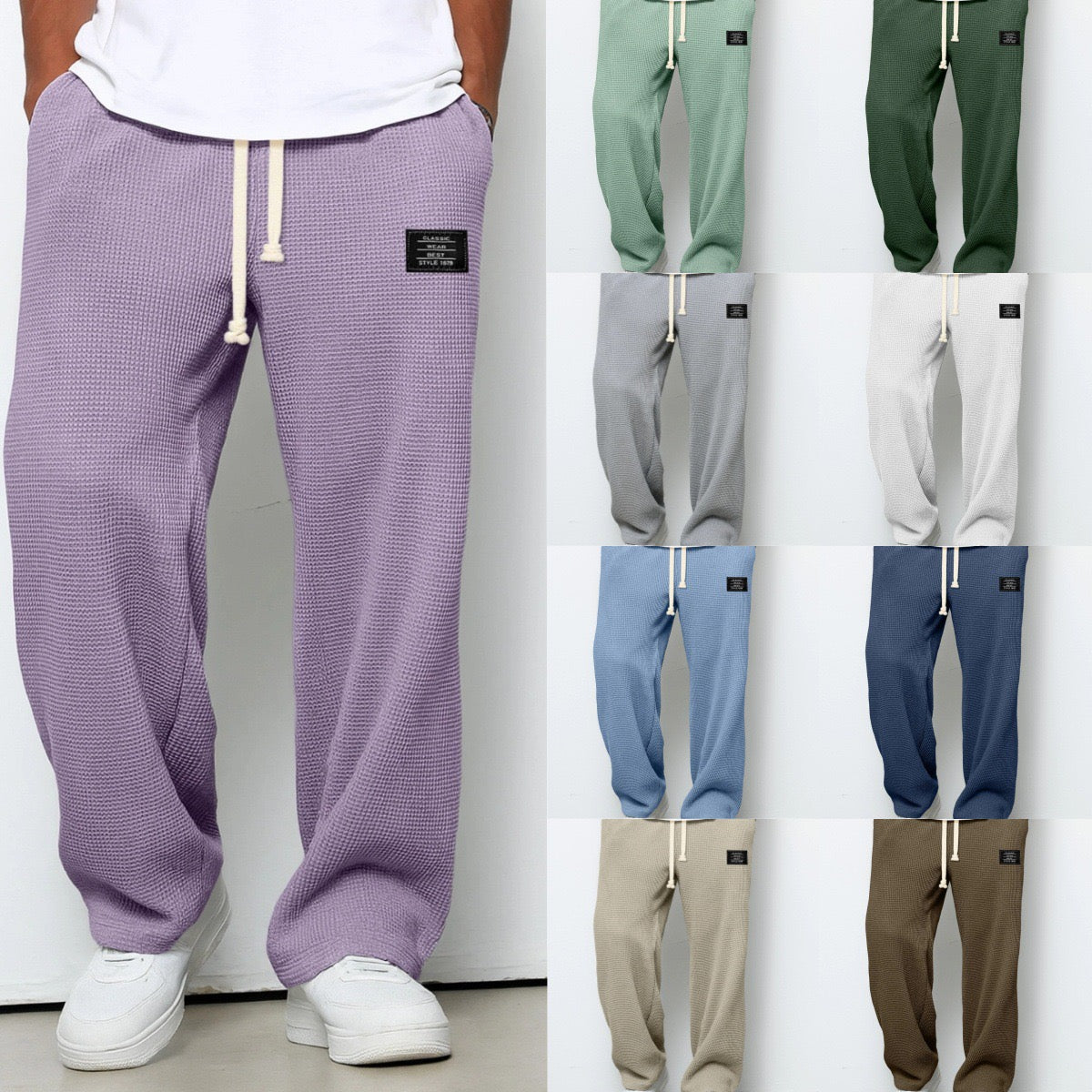 Samuel | Pantalon Large Avec Taille Ajustable