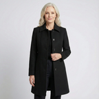 Josephine – Manteau Trench d’Hiver à Boutonnage Simple