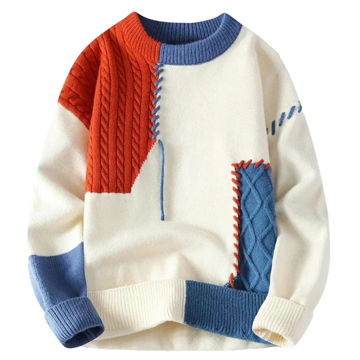 Siaparis | Pull à Patchs Artistiques