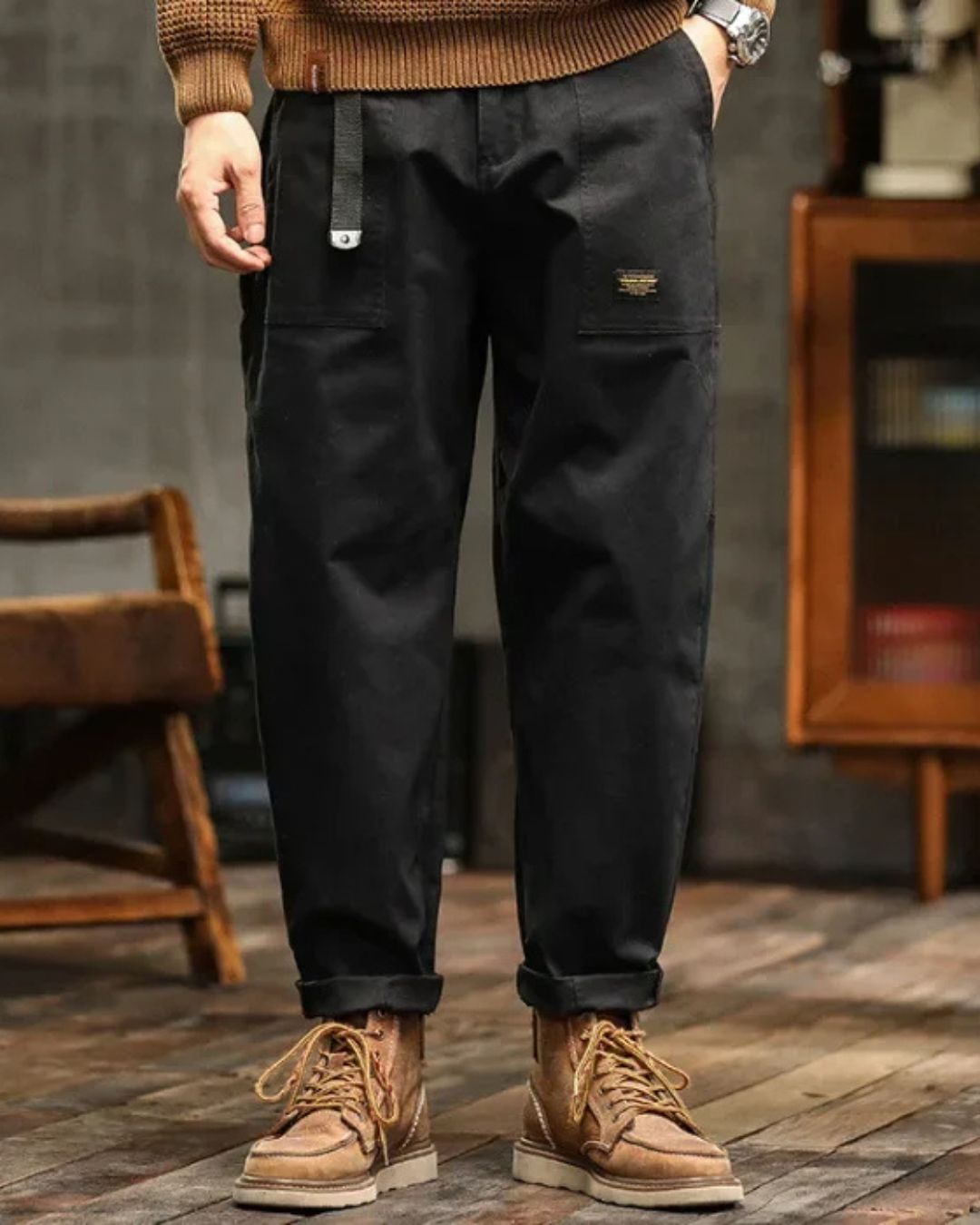 ROSSI ROME | PANTALONS CARGO CLASSIQUES