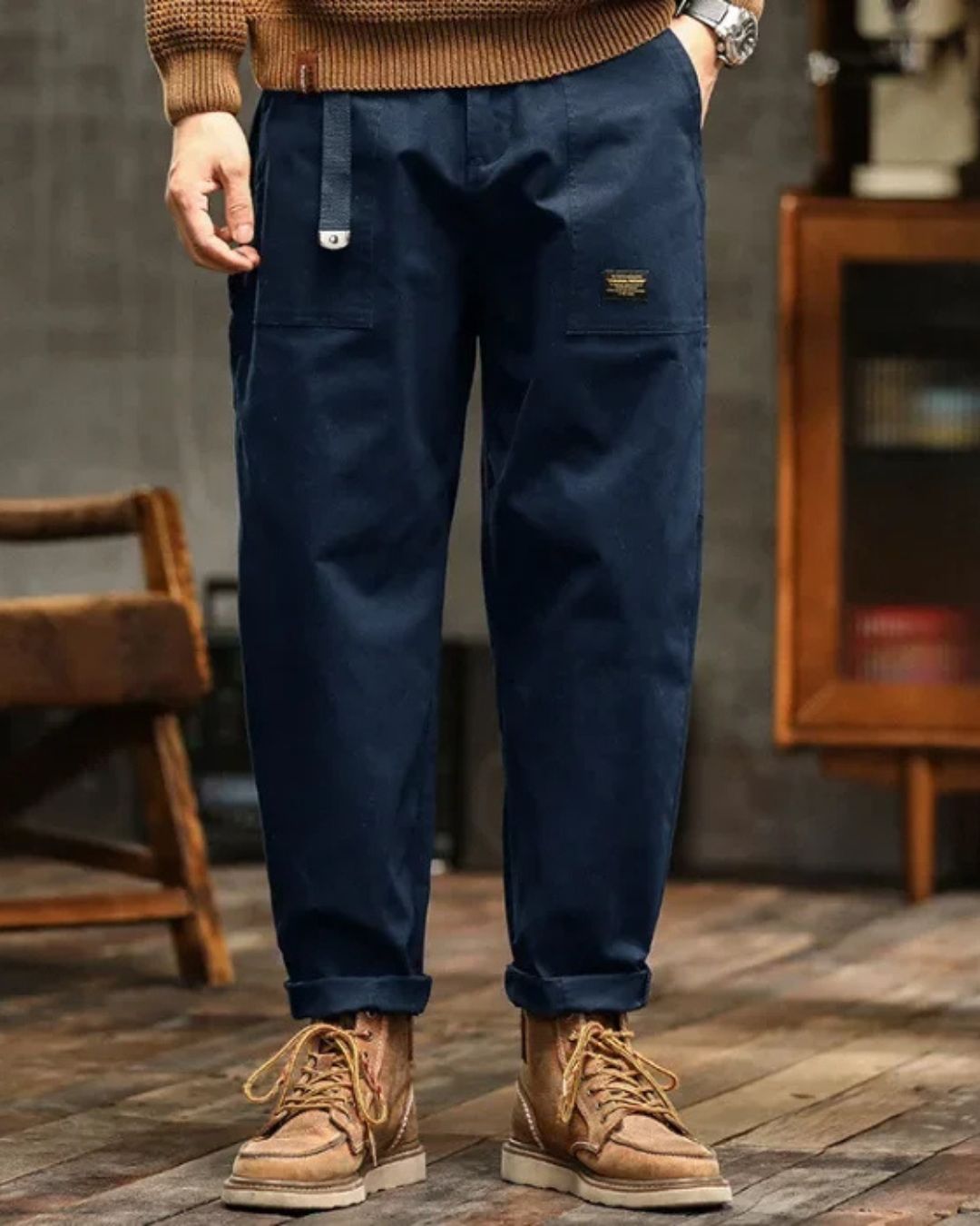 ROSSI ROME | PANTALONS CARGO CLASSIQUES