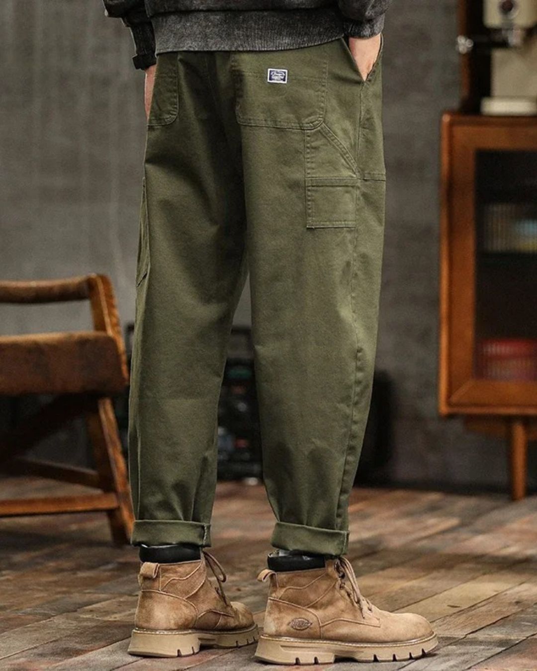 ROSSI ROME | PANTALONS CARGO CLASSIQUES