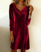 Lunori™ | Robe Frosina en Velours Doux